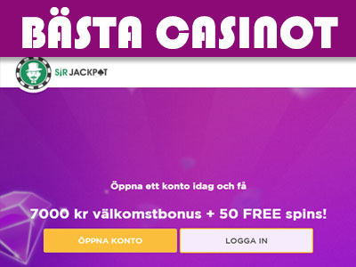 bästa casinot 50 free spins